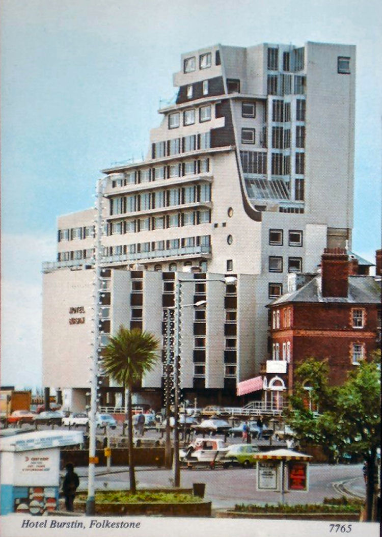 Hotel Burstin postcard