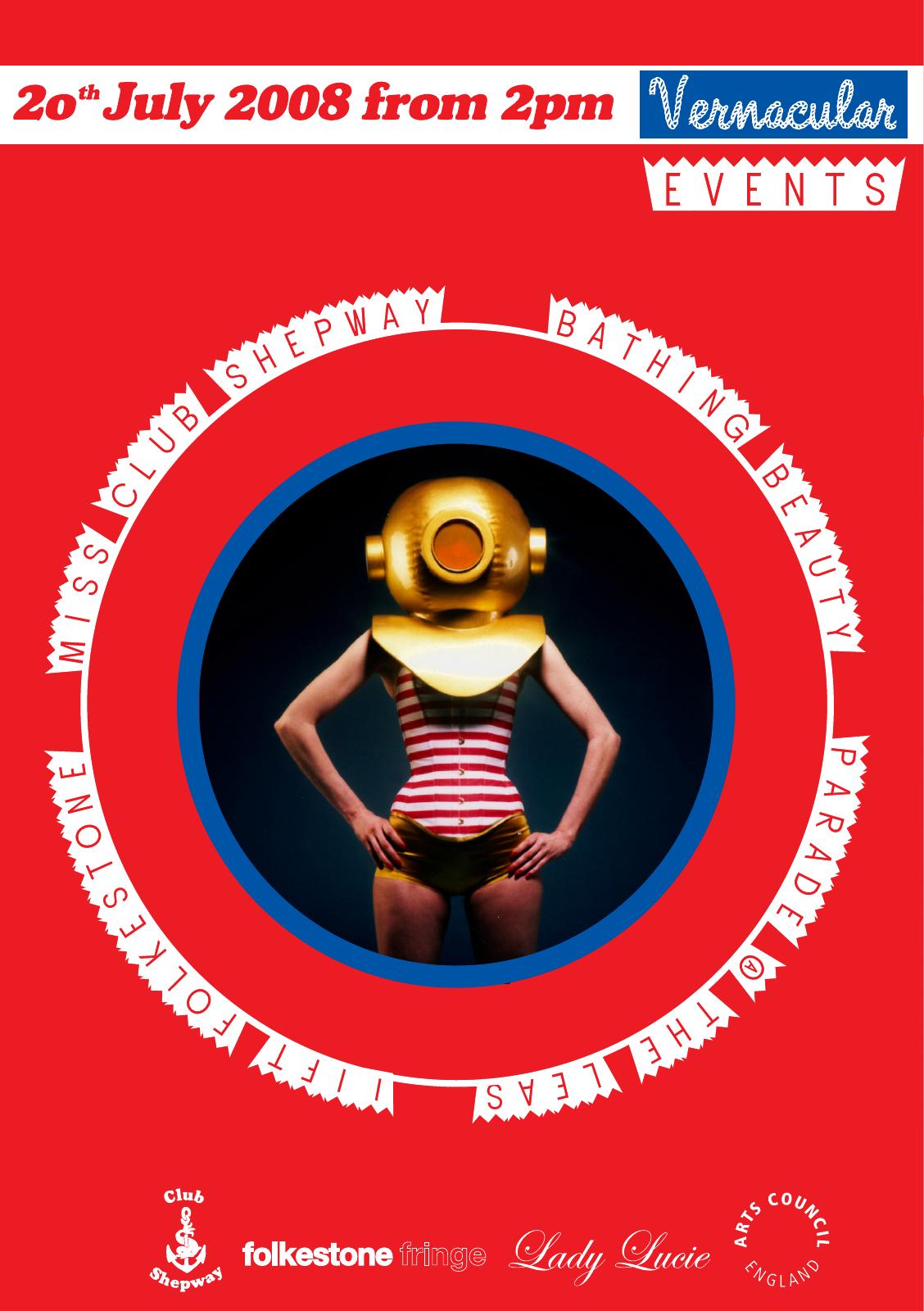Bathing Beauties 2008 Club Shepway poster