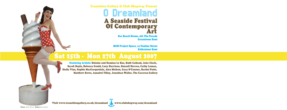 Dreamland seaside festival event programme