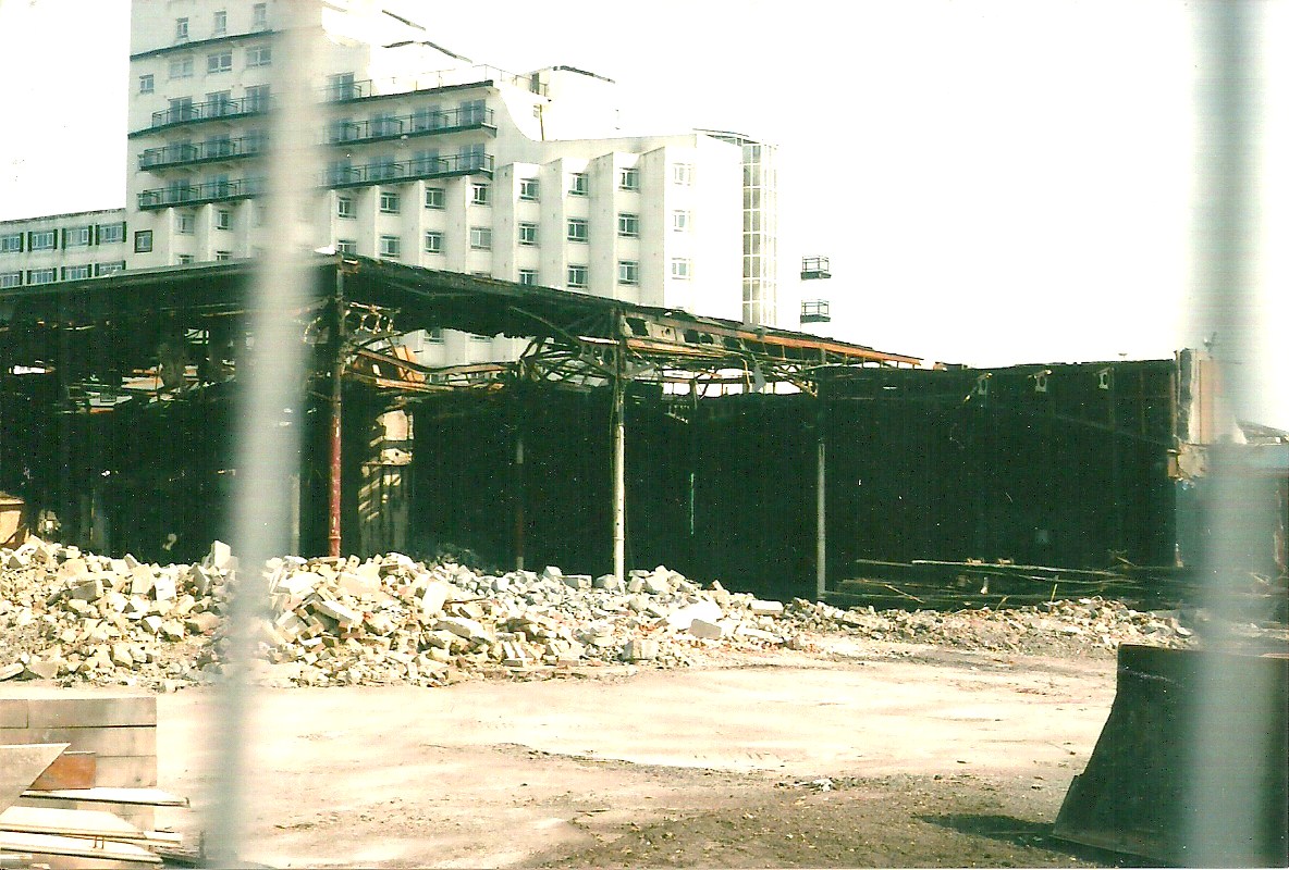 Rotunda during demolition