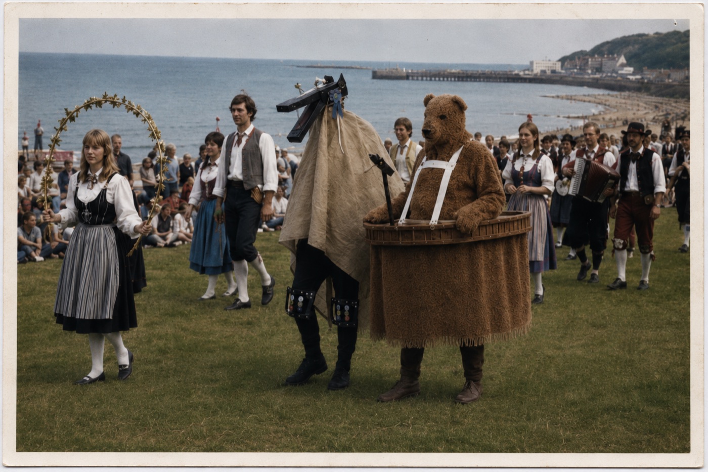 Bear and Hooden Horse party on the Leas