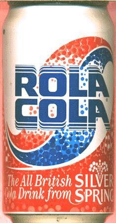 Vintage Silver Spring Rola Cola can