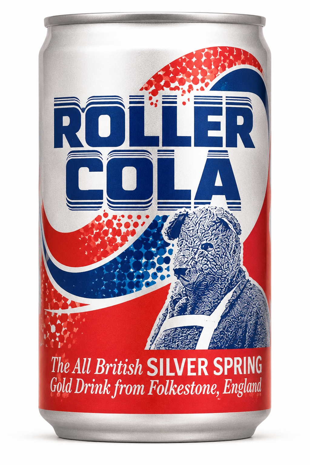 Roller Cola can featuring the Bear